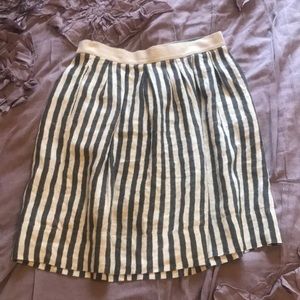 Loft striped skirt
